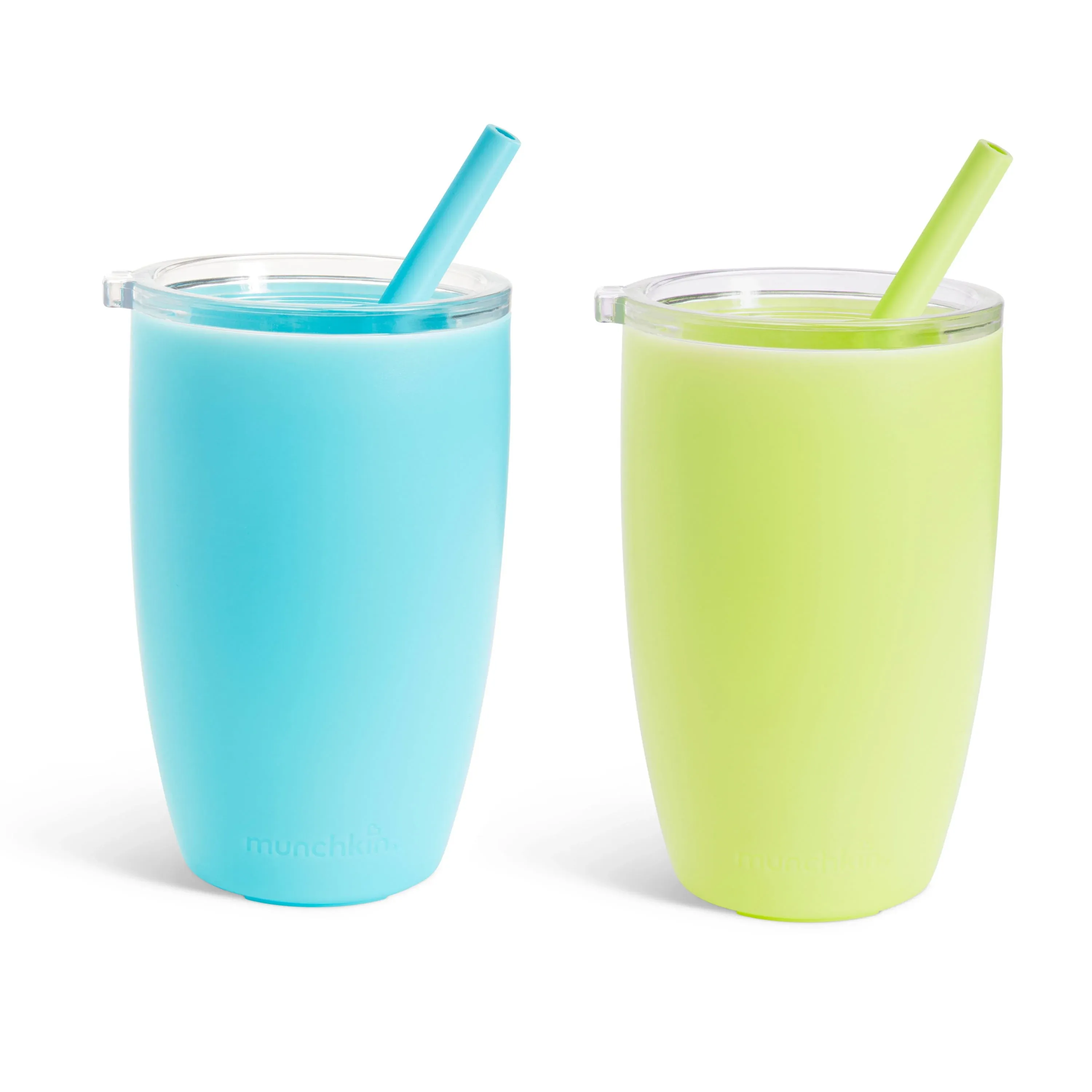 Munchkin® Simple Clean™ Toddler Sippy Cup Tumbler with Easy Clean Straw, 10 Ounce, 2 Pack, Blue/GreenMunchkin® Simple Clean™ Toddler Sippy Cup Tumbler…