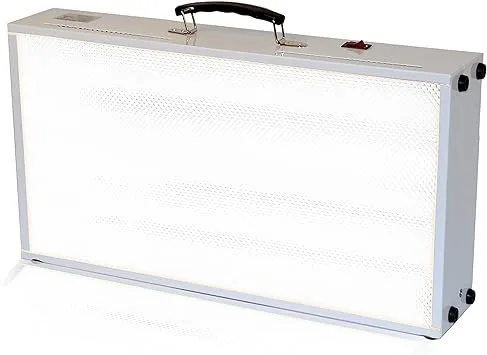 Alaska Northern Lights™ Northstar - 10,000-25,000 LUX UV Free Light Therapy Lamp at 24 inches, Multi-Person use, Low Glare, No Flickering, Vertical or Horizontal Orientation - US Based Company