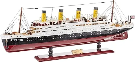 Design Toscano The RMS Titanic Collectible Museum Replica Model Boat, 31 Inch, Full Color