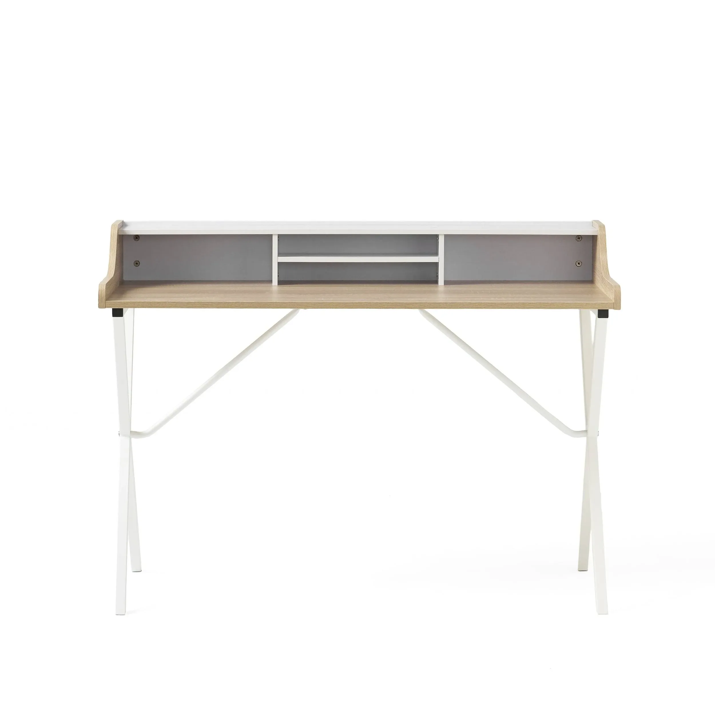 Alexandria Modern Faux Wood Computer Desk with Iron Leg - Transitional - Desks And Hutches - by GDFStudio | Houzz