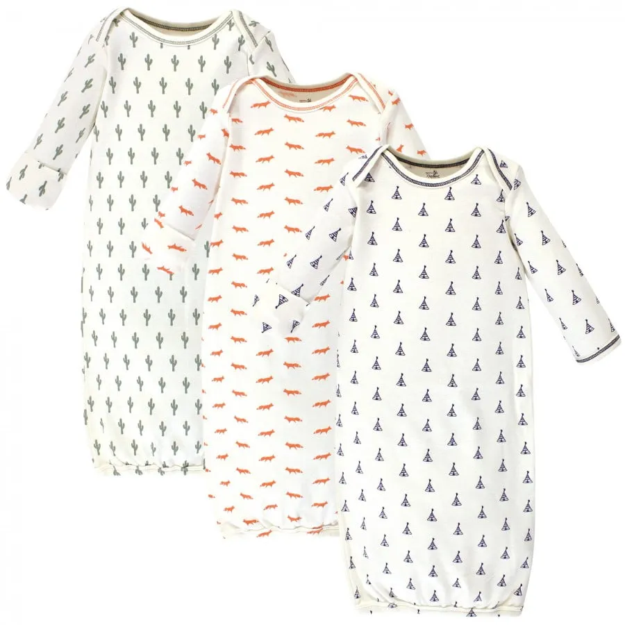 Touched by Nature Unisex Baby Organic Cotton Gowns