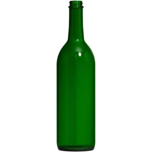 Screw Top Green Wine Bottles 750 ml - 12/Case | LD Carlson