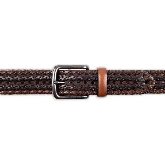 Men's Columbia Fully Adjustable Braided Casual Leather Belt