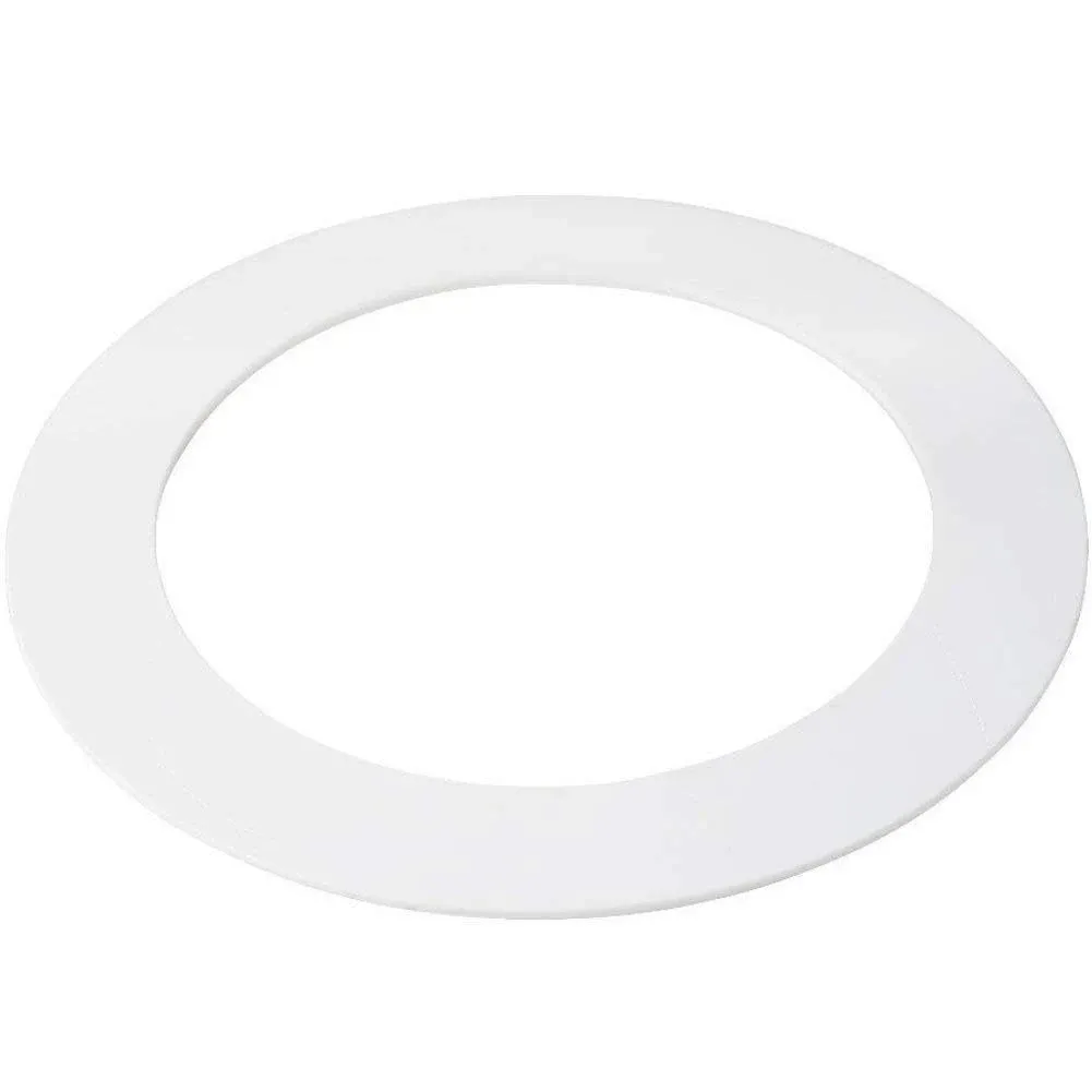 harrrrd Gloss White Goof Trim Ring for Recessed Can Lighting Down Light