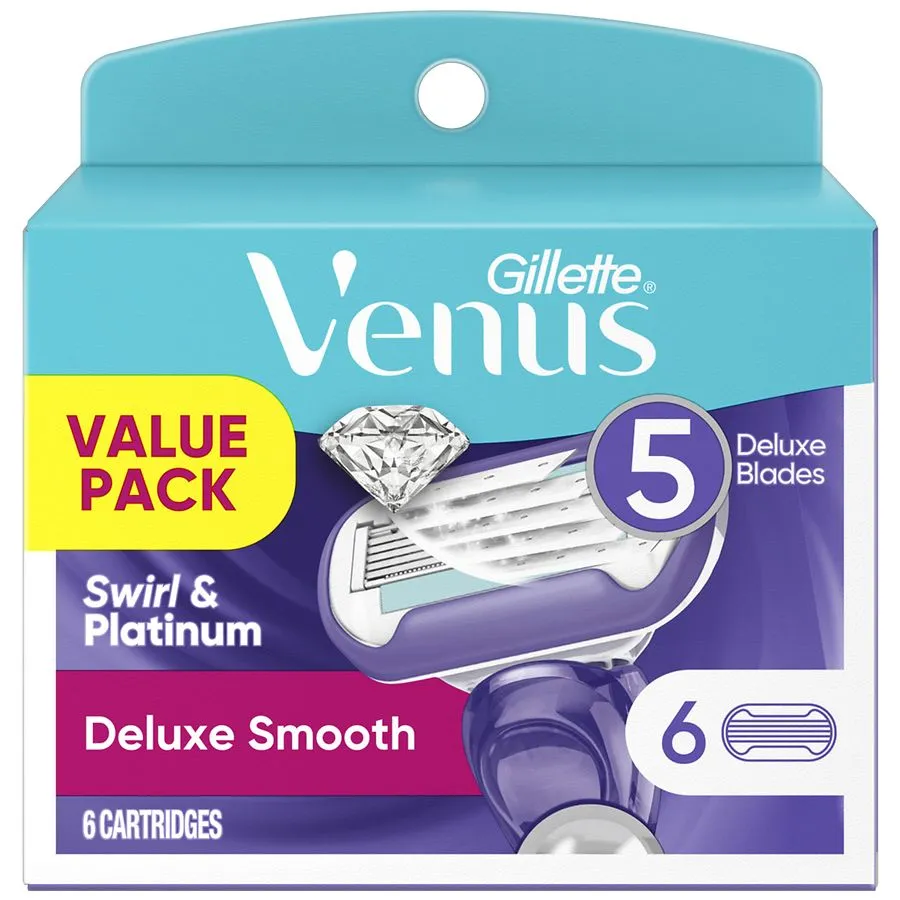 Gillette Venus Swirl Women's Razor Blade Refills - 6 Count