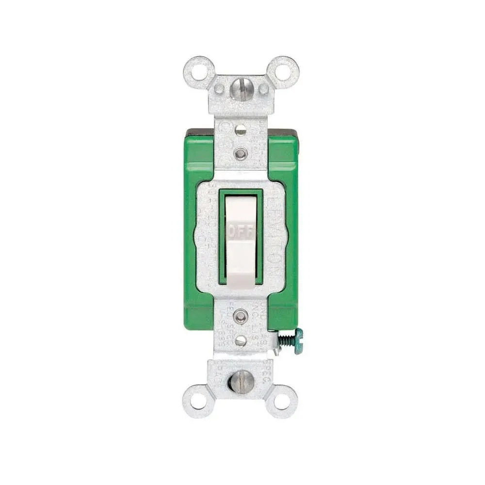 Leviton Industrial 30 Amps Toggle Switch White