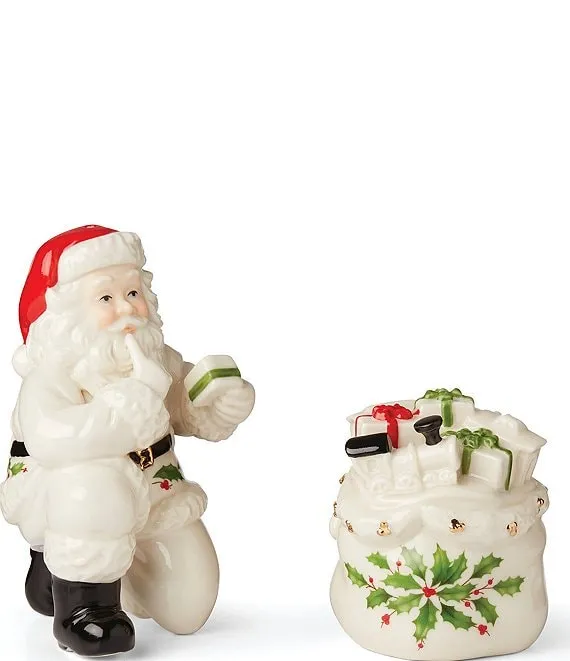 Lenox Holiday Figural Salt & Pepper Set