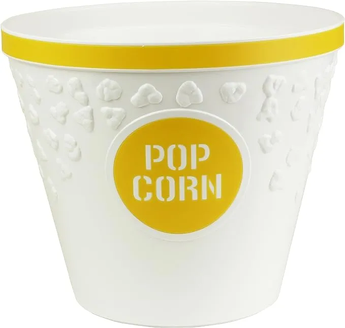 Hutzler Popcorn Bucket, Yellow