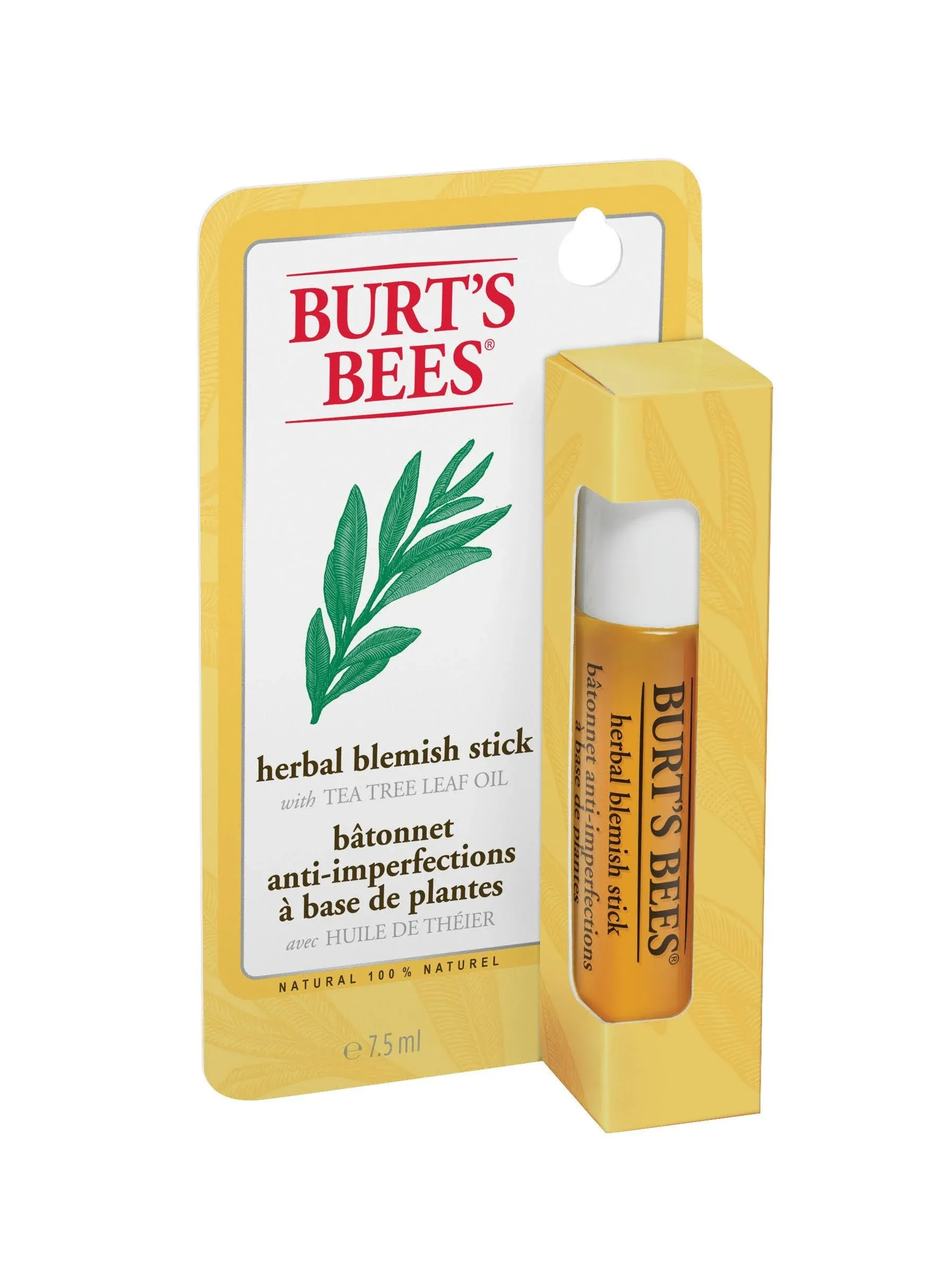 Burt's Bees Herbal Complexion Stick, with Tea Tree Oil and Willow Bark - 0.26 fl oz