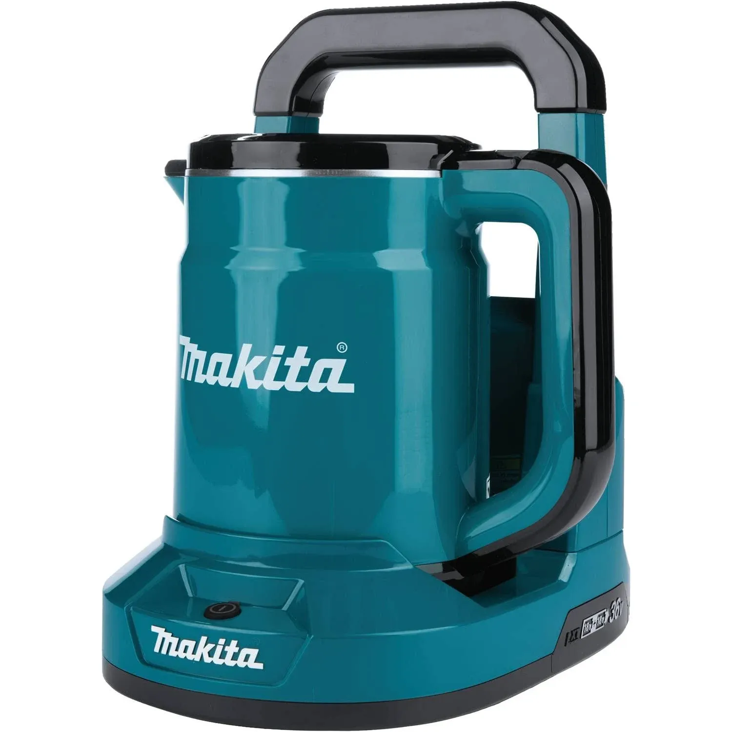 Coffee Makers; Coffee Maker Type: Hot Water Kettle; For Use With: Makita LXT Platform; Material: Stainless Steel; Plastic; Color: Teal; Single Serve: No; Voltage: 36.00; Breakroom Accessory Type: Stainless Steel; Plastic; Color: Teal; For Use With: Makit