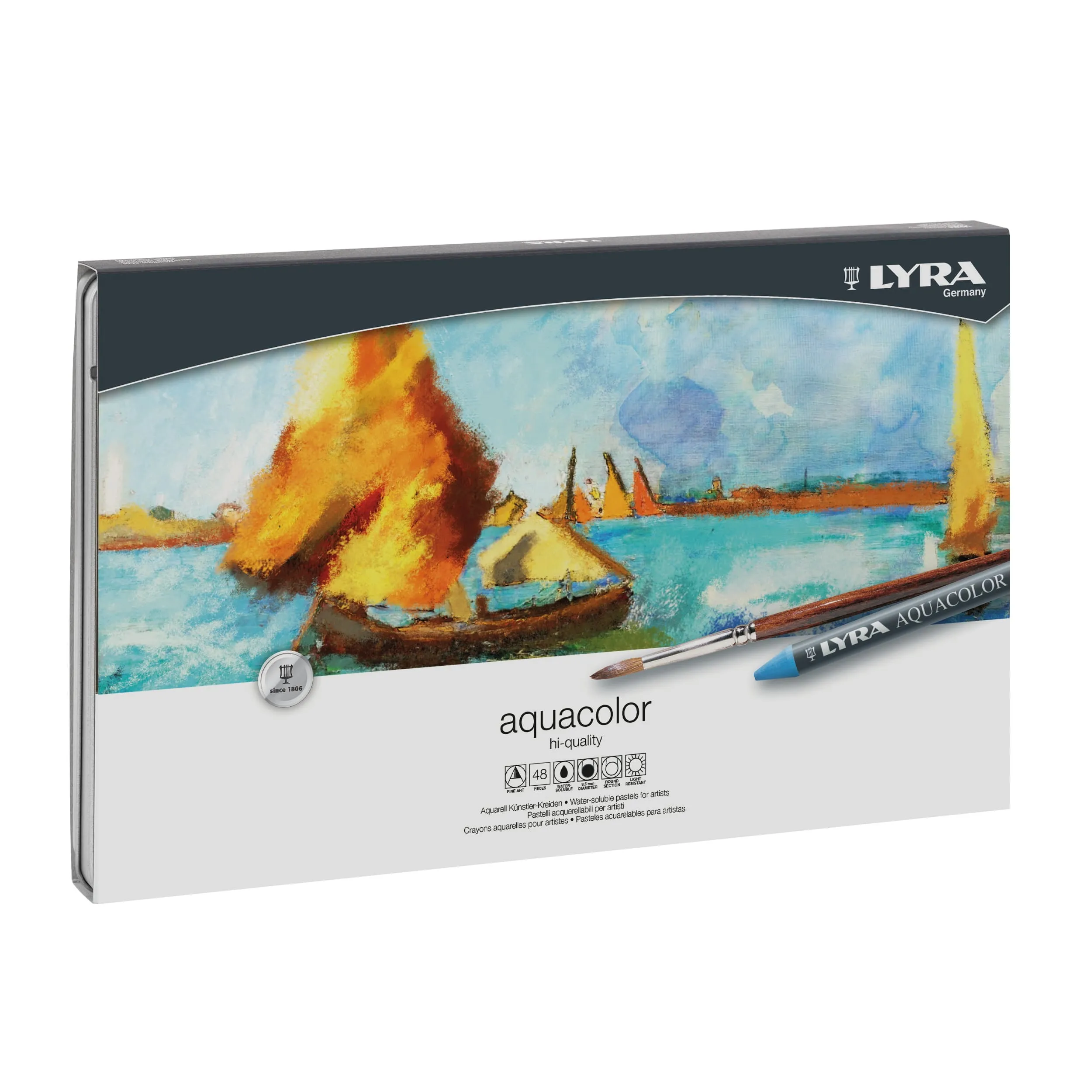 Lyra Aquacolor Crayon Set 48 Colors