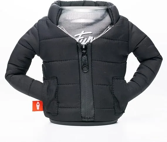 Puffin - The Puffy Beverage Jacket - Enfriador de latas aislado de 12 oz I Aislante de botellas de cerveza y latas de refrescos, mantiene las bebidas y bebidas frías - Lavanda