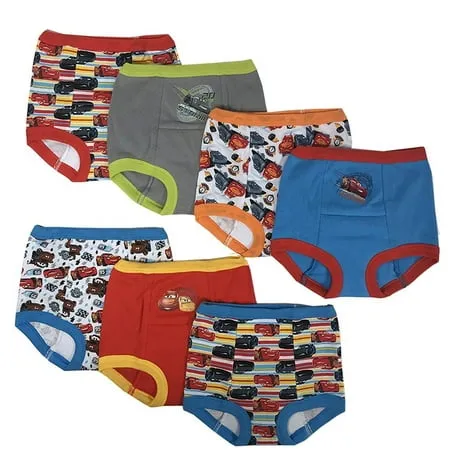 Disney Cars Boys Potty Training Pants Underwear Toddler 7-Pack Size 2T 3T 4T