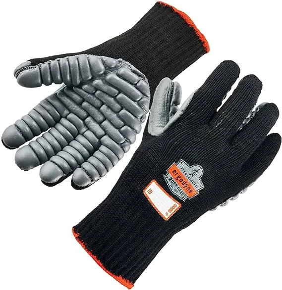 Ergodyne ProFlex 9000 Black Large Lightweight Anti Vibration Gloves