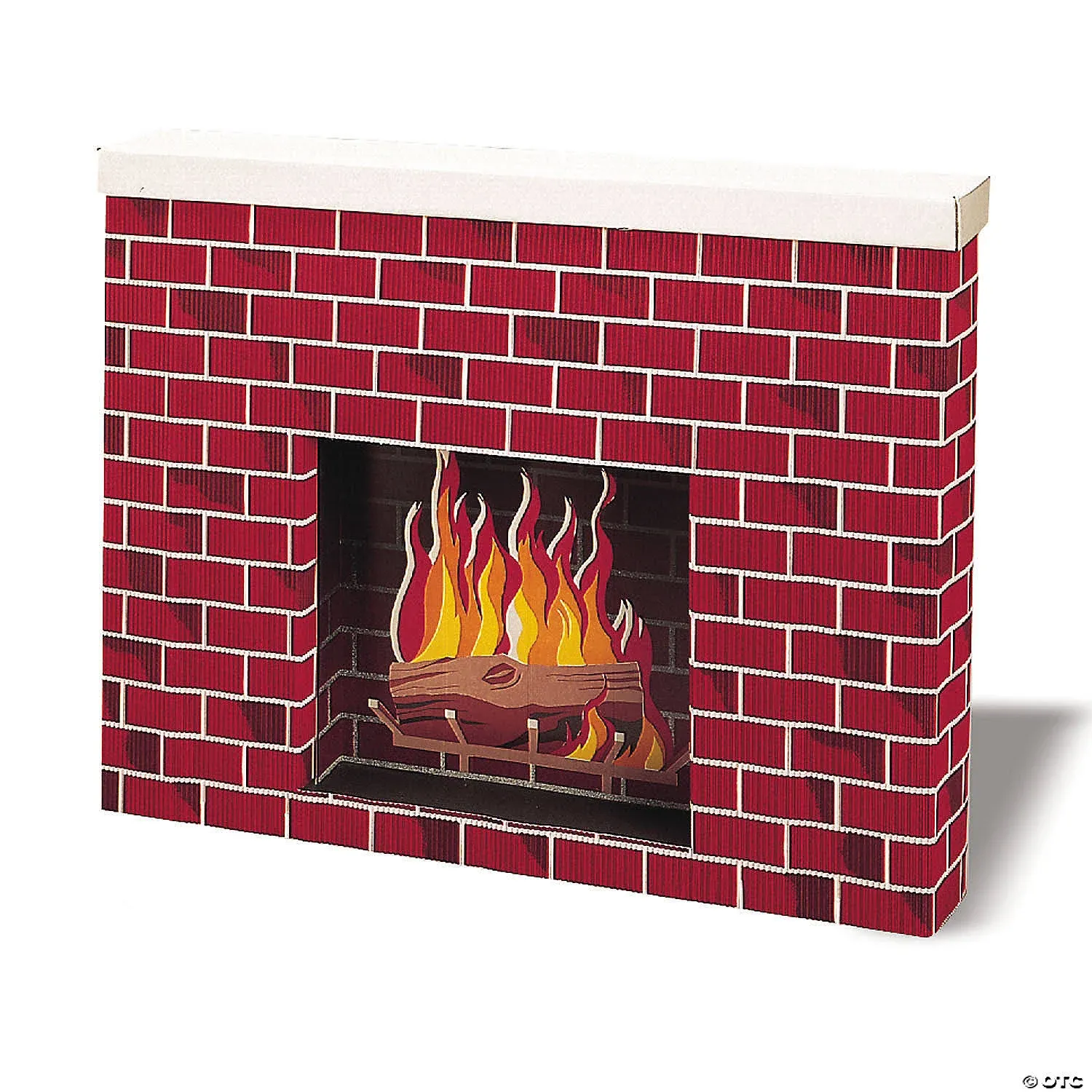 Pacon Corrugated Fireplace