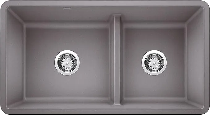 Blanco Precis 33" Undermount Low Divide Double Bowl Kitchen Sink