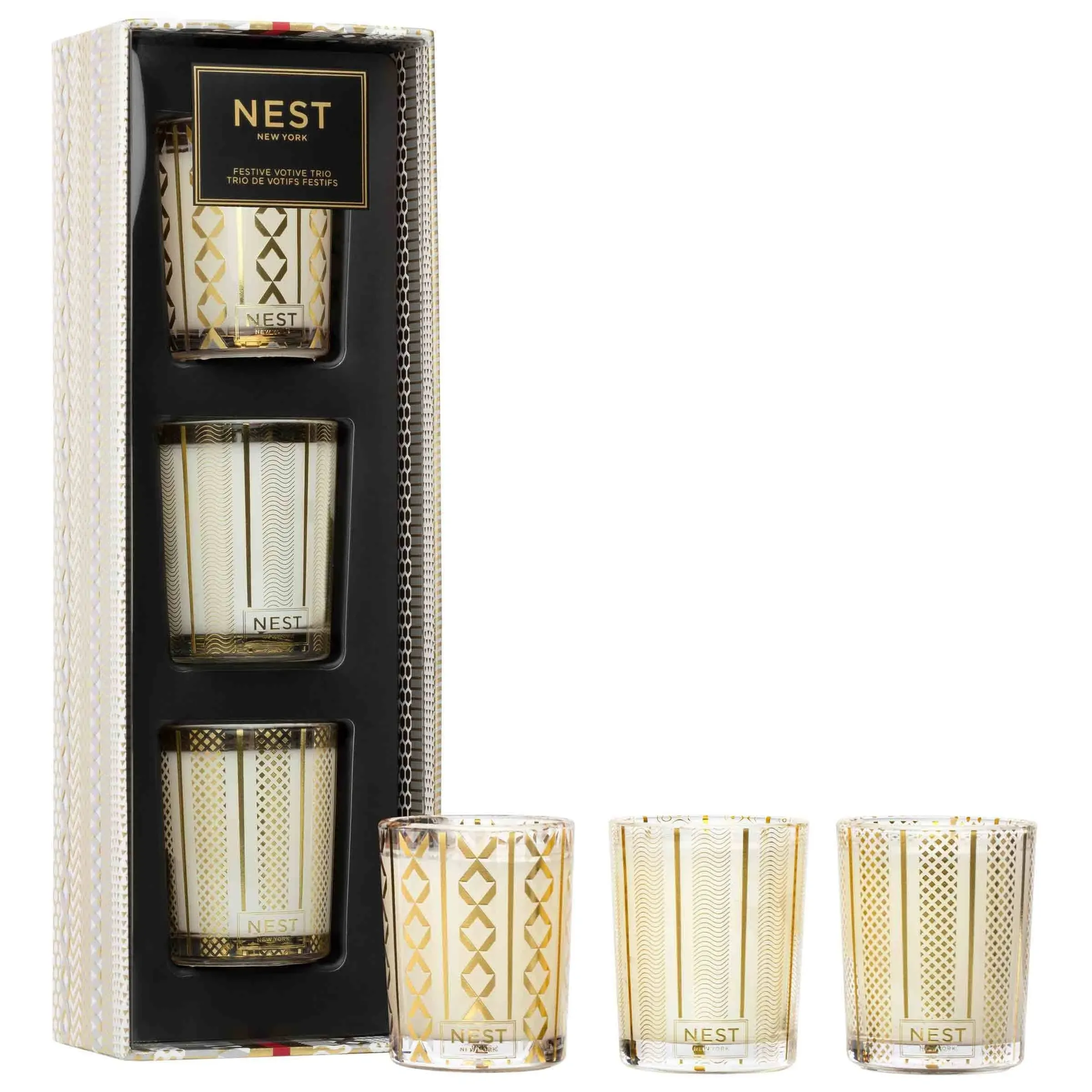 NEST New York Mini Festive Candle Set (Value $54)