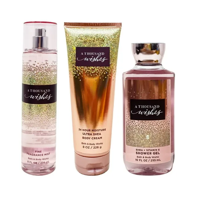 Bath and Body Works A Thousand Wishes Gift Set