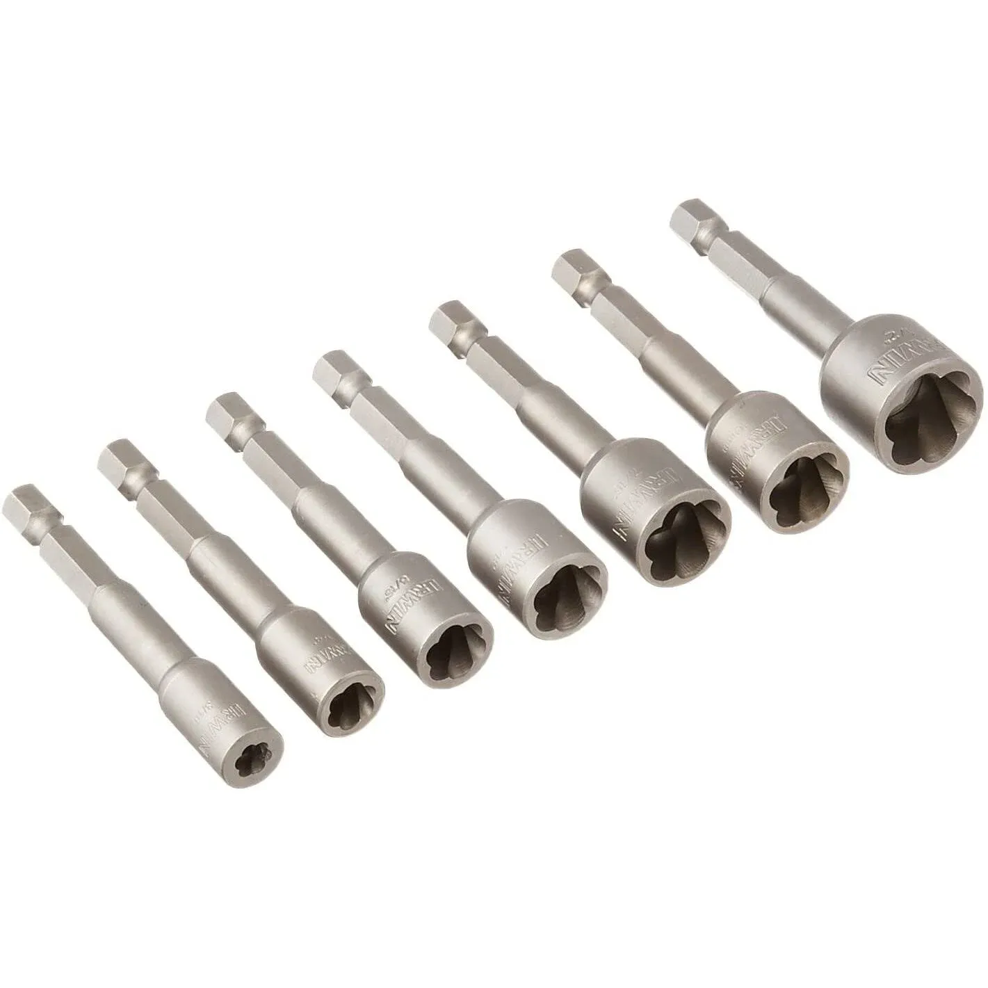 IRWIN Tools Power-Grip Screw and Bolt Extractor Set, 7-Piece (394100)