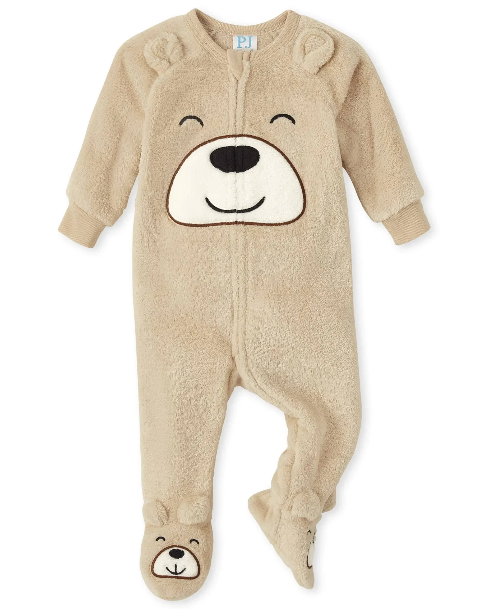 The Children's Place Unisex Baby and Toddler Bear Fleece One Piece Pajamas | Size ...