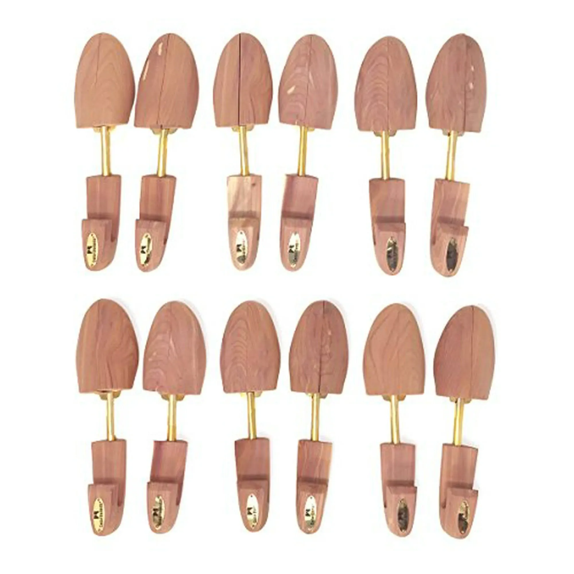 Cedar Elements Little Wholesale Program - Combination Cedar Shoe Trees - 6 Pairs (XL)