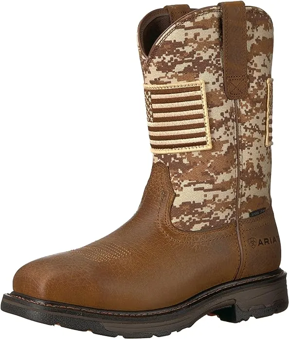 Ariat Men's WorkHog Patriot Steel Toe Work Boots