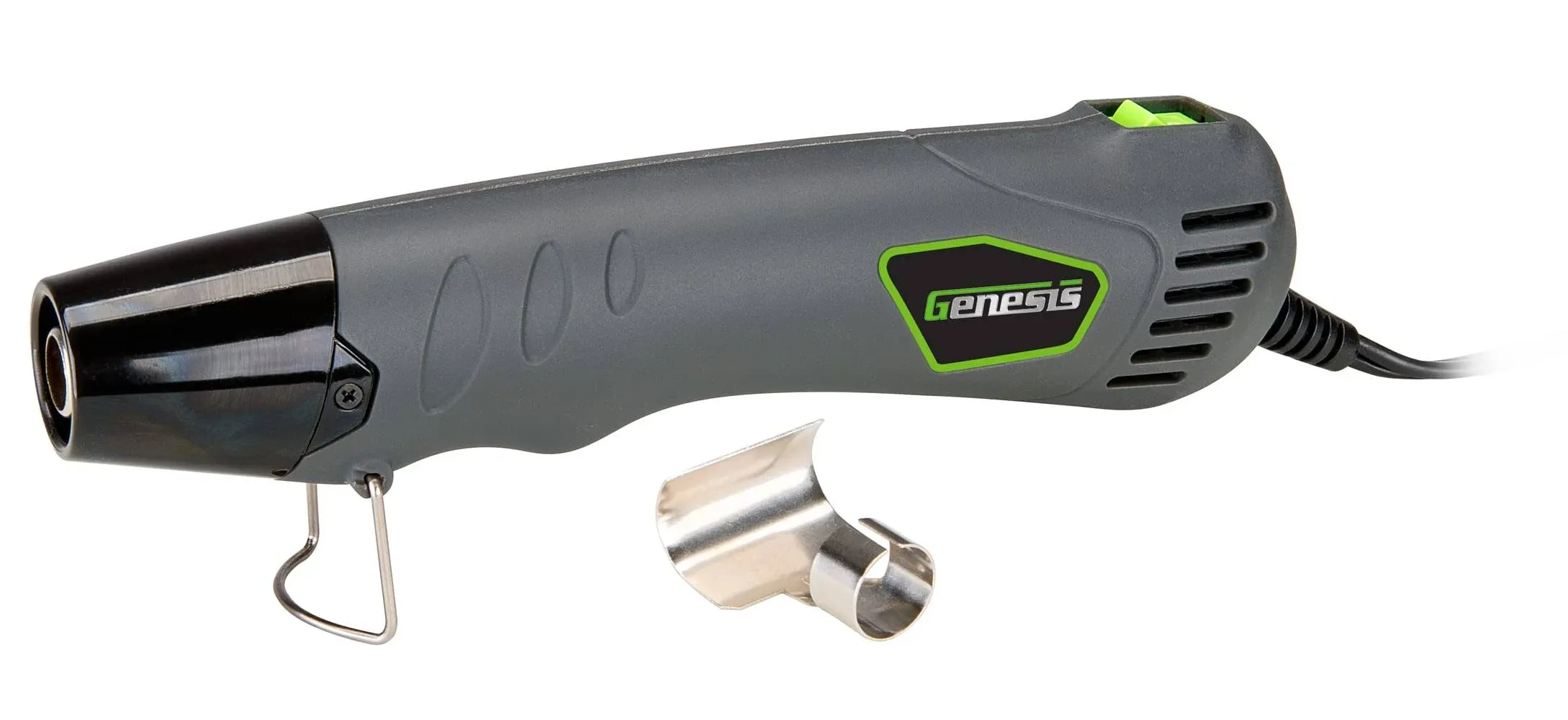 Genesis 350-Watt Compact Corded Heat Gun, Gray/Green (GHG350) | Quill