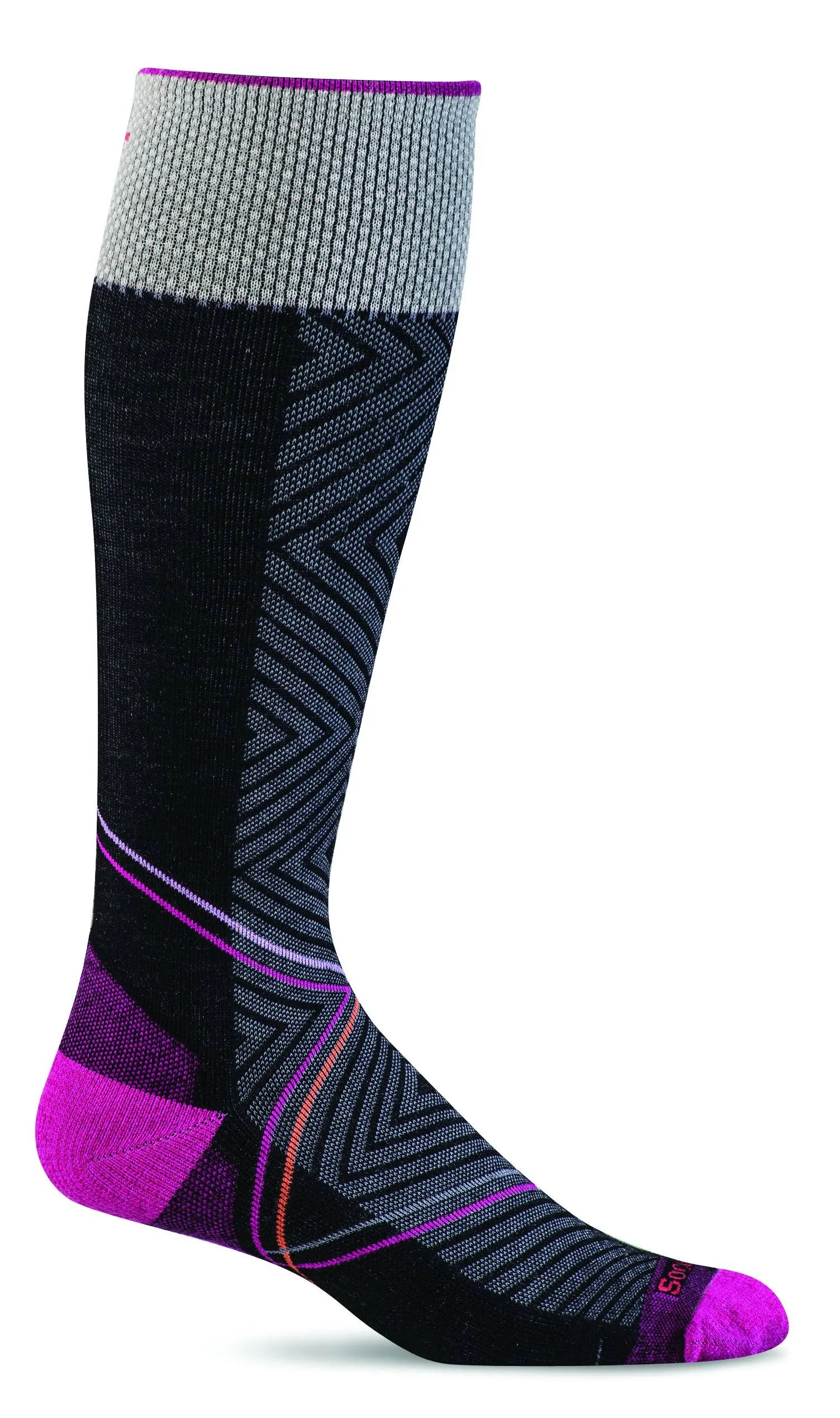 Sockwell Women's Pulse Firm Compression Socks, Black, Small