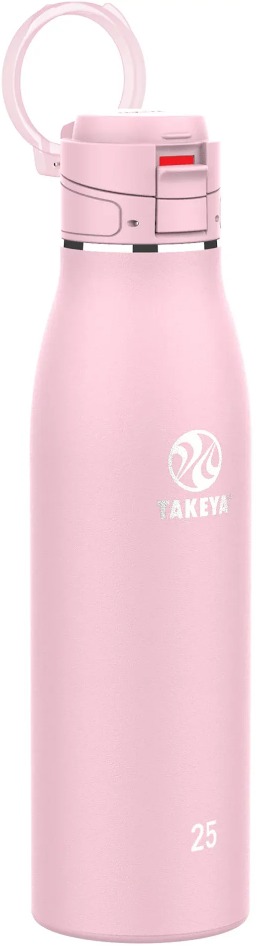 Takeya 25 oz Traveler Stainless Steel Insulated Travel Coffee Mug, grey