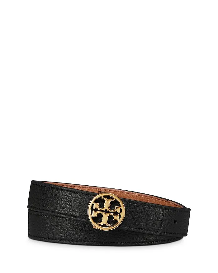 Reversible Leather Logo Belt