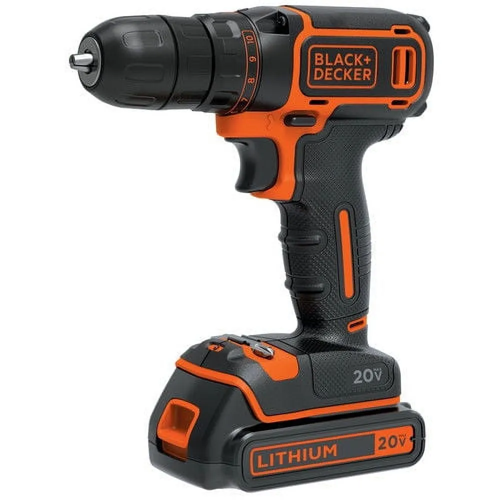 BLACK+DECKER 20V MAX* Cordless Drill/Driver BDCDD120C