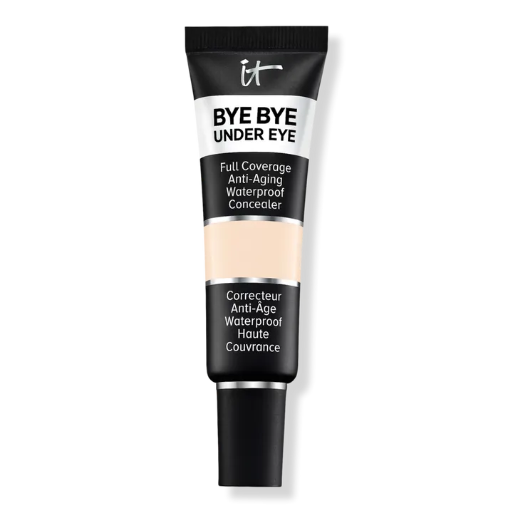 IT Cosmetics Bye Bye Under Eye Full Coverage Waterproof Concealer - for Dark Circles, Fine Lines, Redness & Discoloration - Anti-Aging - Natural Finish, 0.4 fl oz