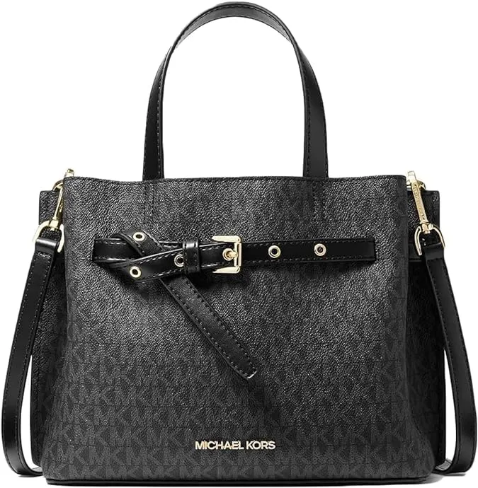 Michael Kors Emilia Small Black Satchel Bag