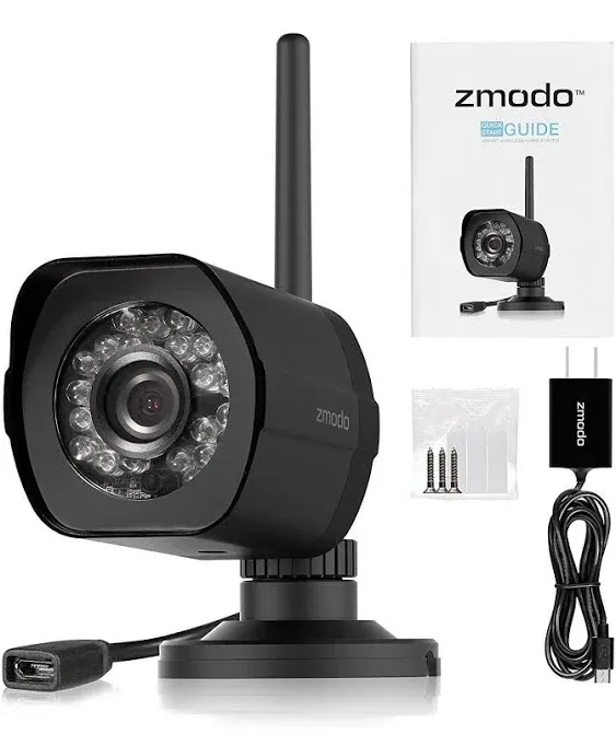 Zmodo 1080p Outdoor Wireless Smart HD Security Camera with Night Vision