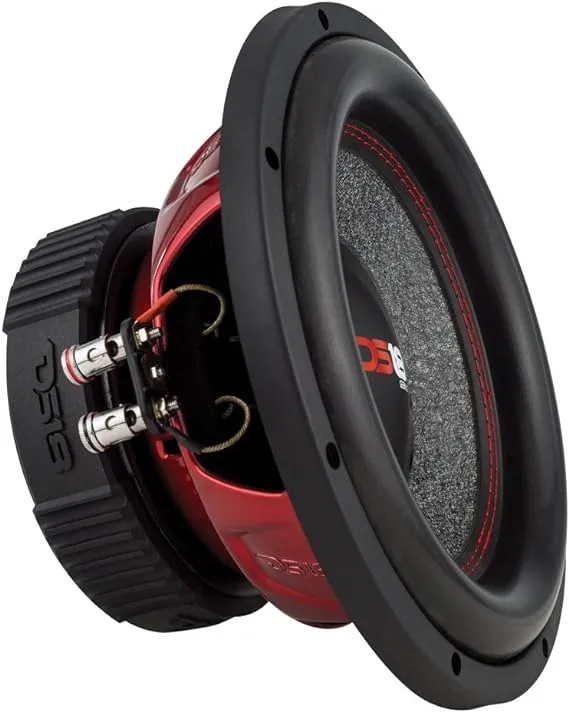 DS18 GEN-X124D Subwoofer in Black - 4 Layer Black Aluminum Voice Coil, 12", 900W Max Power, 450W RMS, Dual 4 Ohms - Powerful Car Audio Bass Speaker (1 Speaker)