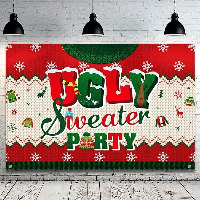 Ugly Christmas Sweater Party Decorations