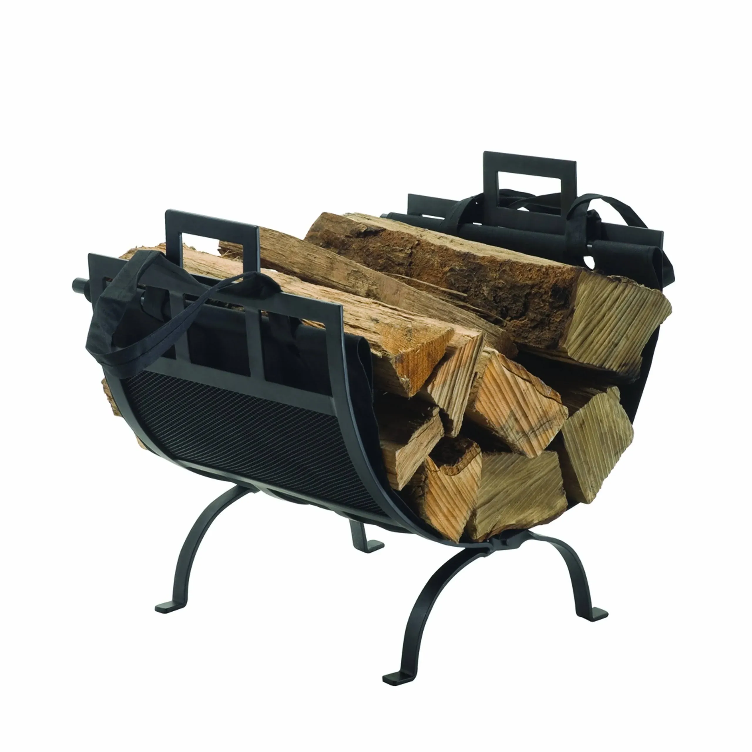 Pleasant Hearth - Log Holder with Canvas Tote