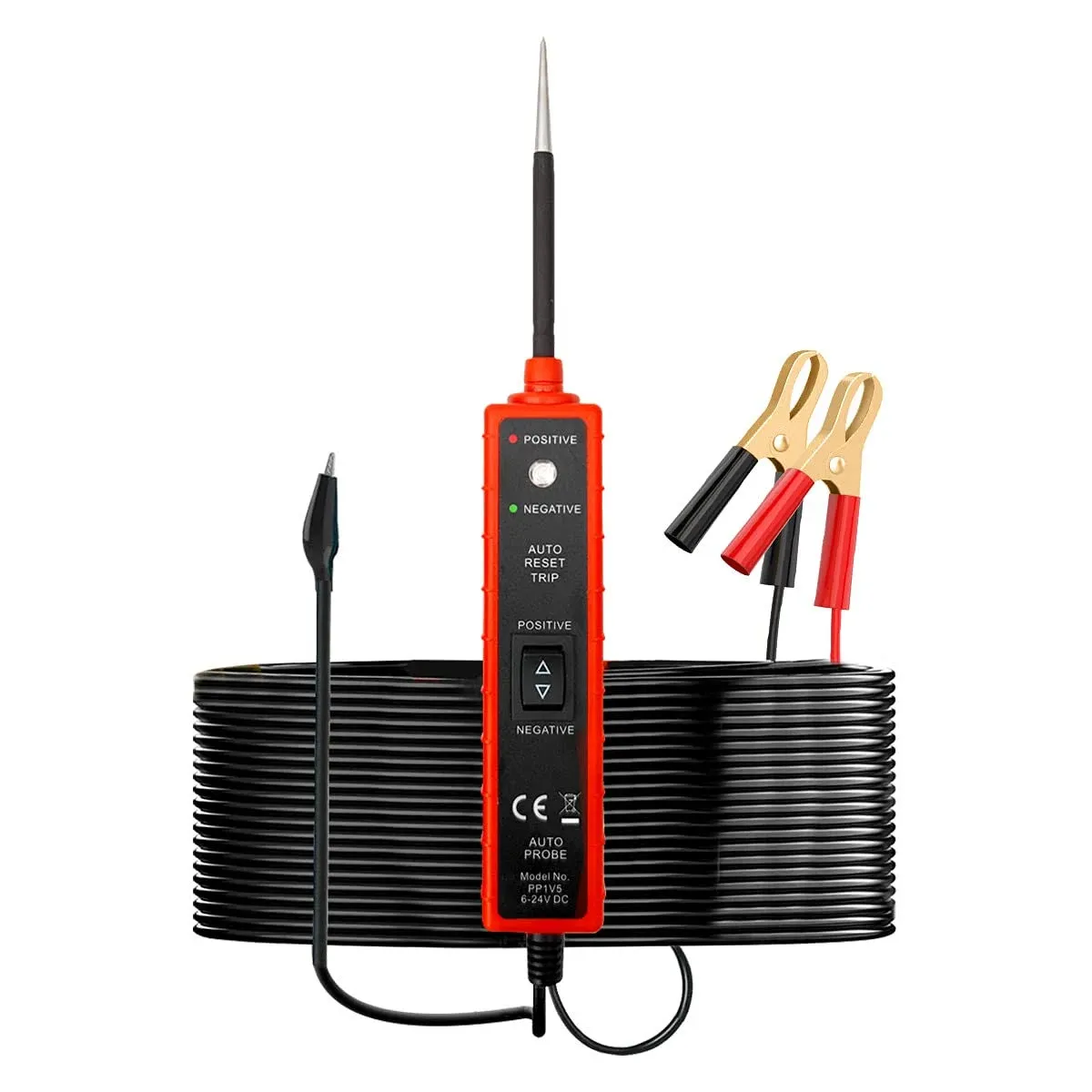 CMTOOL Power Circuit Probe Tester 6v-24v DC Test Light Automotive Short Circuit Finder 12V Auto Electrical Tester Kit 12 Volt Car Fuse Tester Tool