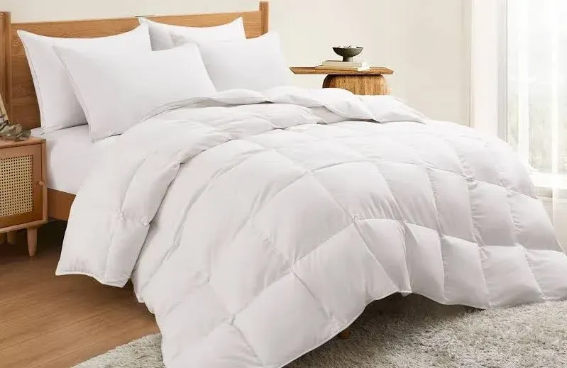 Peace Nest All-Season Medium White Goose Down Comforter