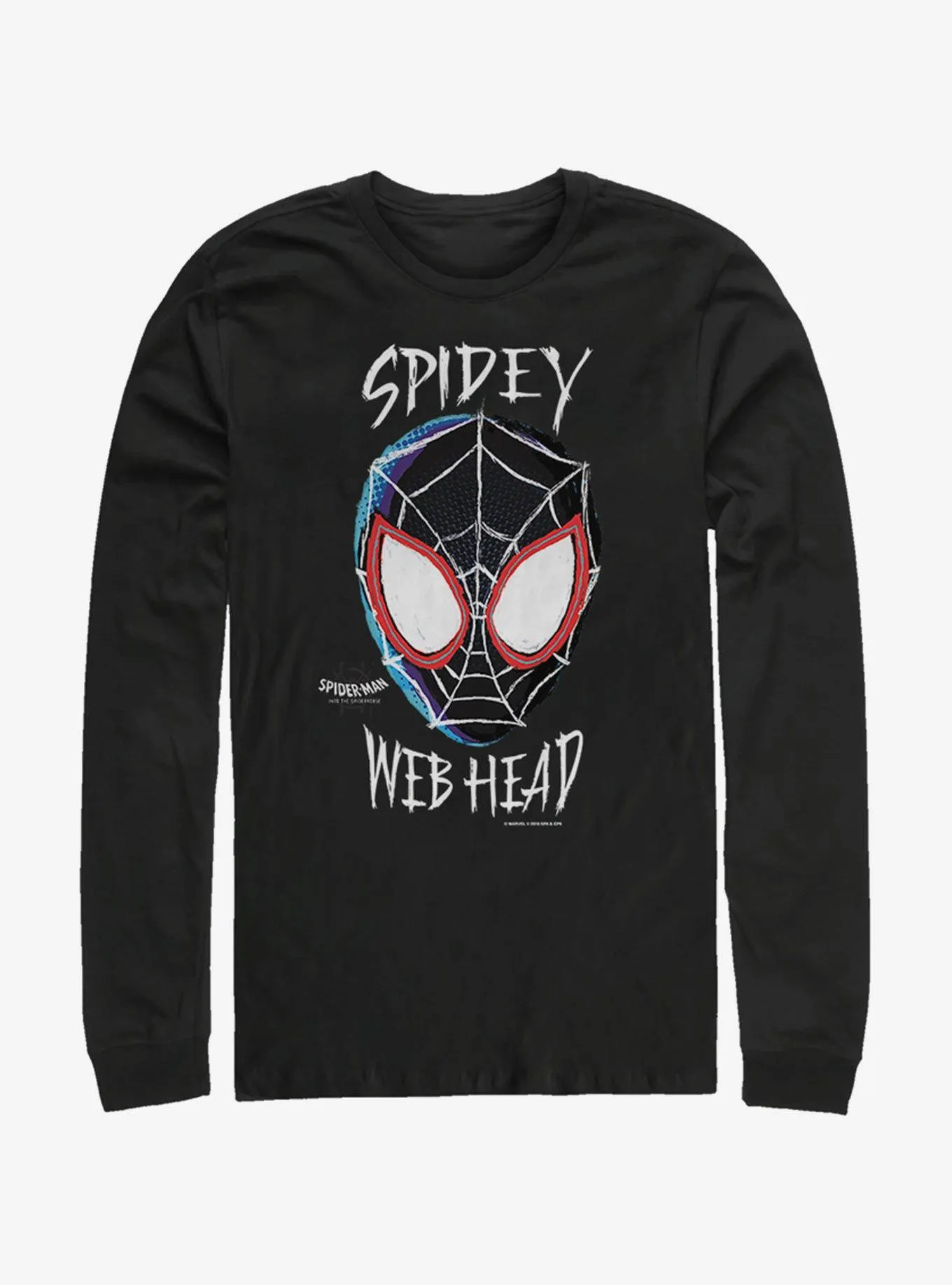 Marvel Spider-Man Web Head Long-Sleeve T-Shirt | Hot Topic