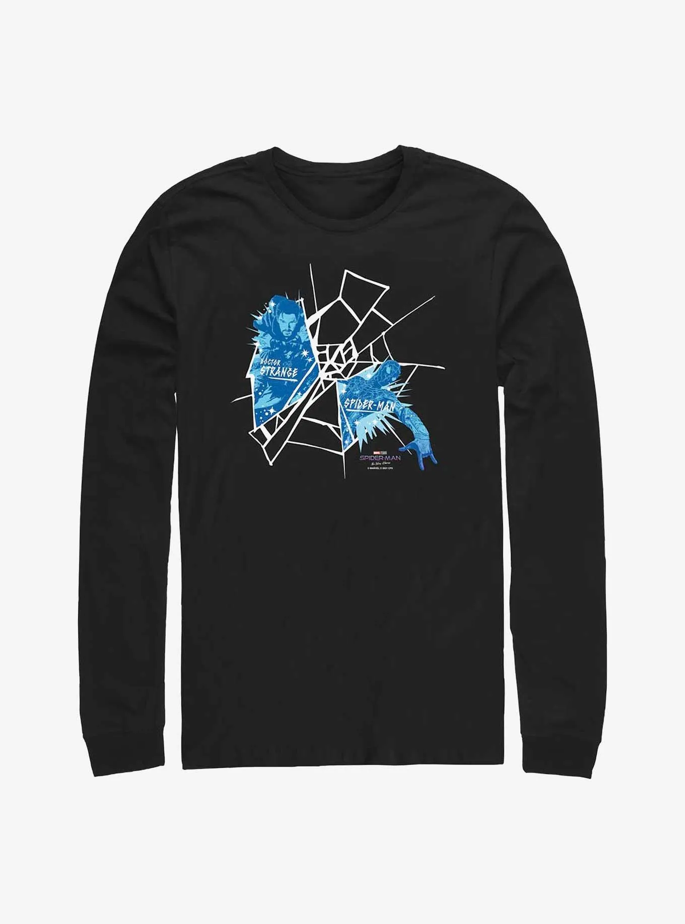 Marvel Spider-Man: No Way Home Doctor Strange Spidey Web Long-Sleeve T-Shirt | Hot Topic