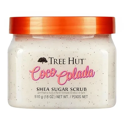 Tree Hut Belize Breeze Shea Sugar Scrub, 18oz, Ultra Hydrating and Exfoliating Scrub for Nourishing Essential Body Care