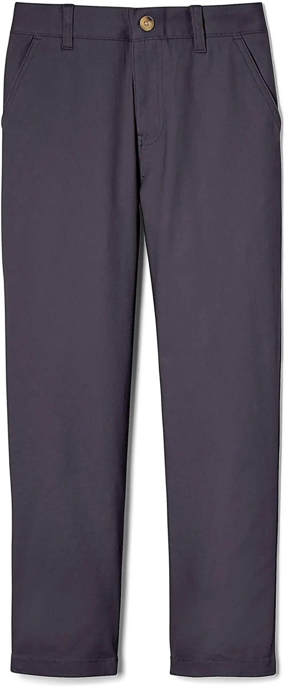 French Toast Boys Adjustable Waist Stretch Straight Fit Chino Pant, Size: 8