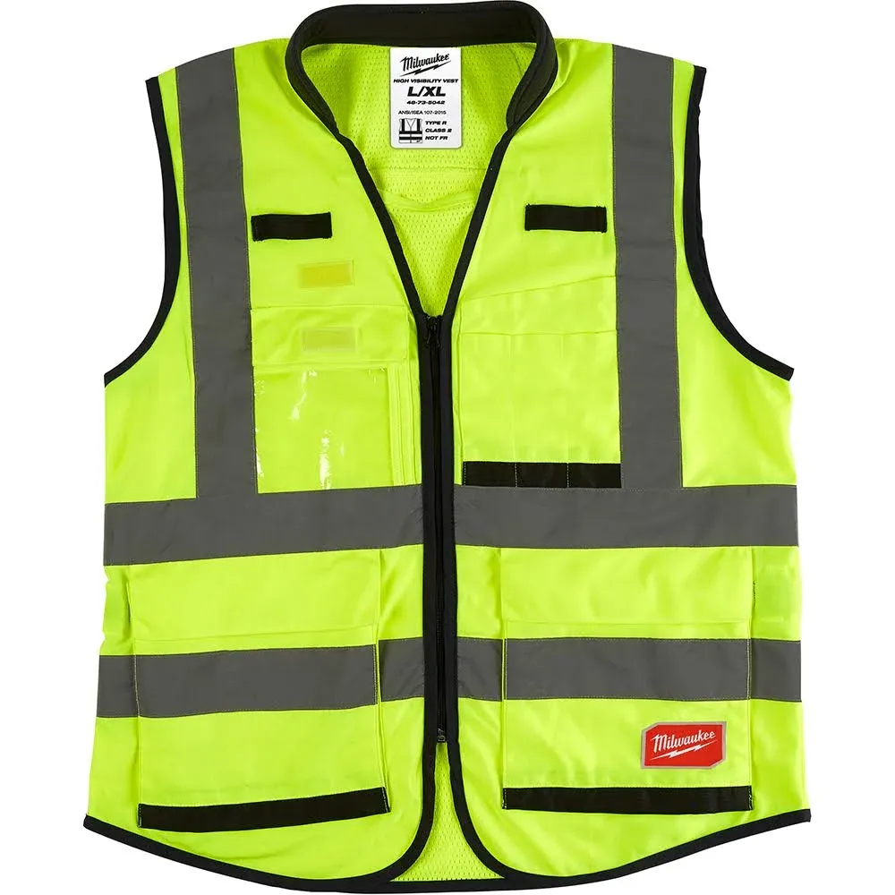 Milwaukee High Visibility Yellow Performance Safety Vest - L/XL