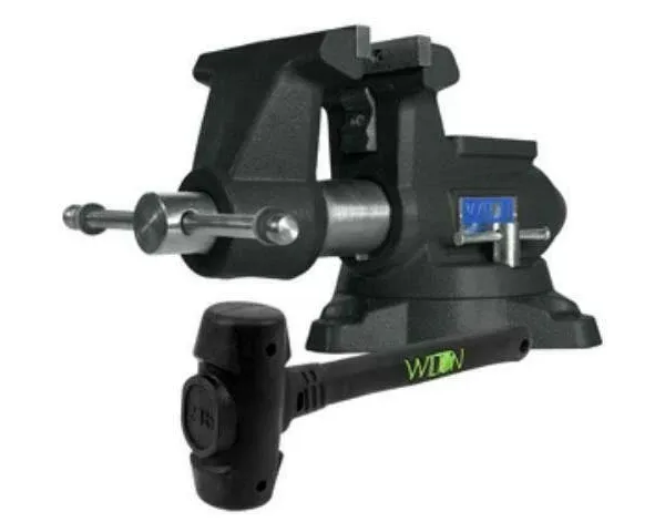 Wilton Black Special Edition 855M Pro Vise and Hammer Kit (28811DB)