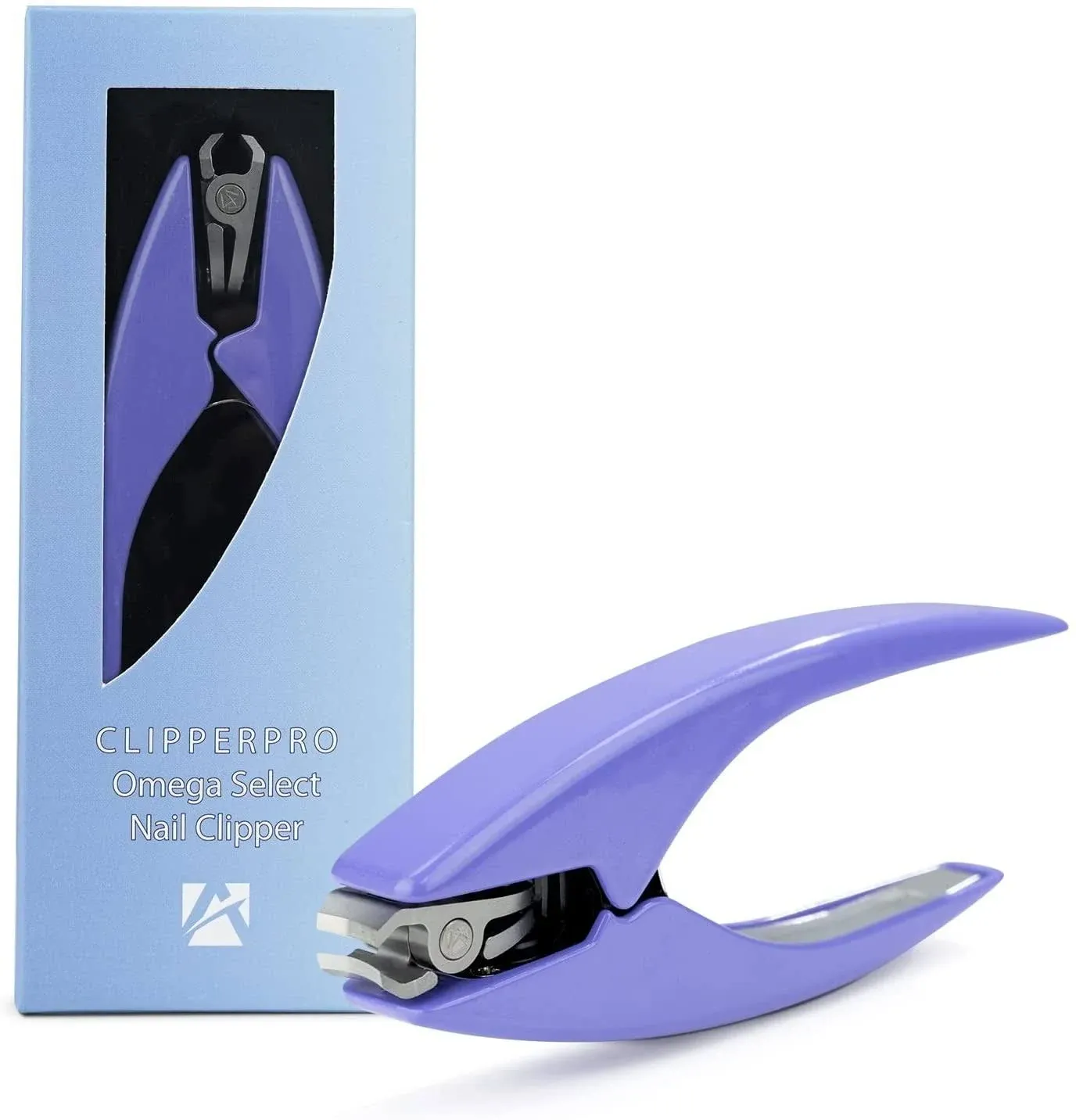 Omega Select Fingernail Clipper - Senior Finger Nail Clippers for Women and Men 