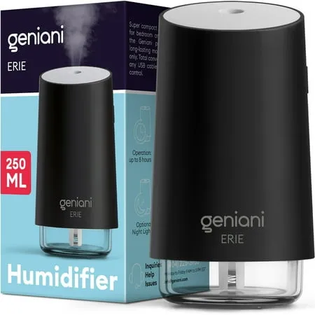 GENIANI Top Fill Cool Mist Humidifiers for Bedroom &amp; Essential Oil Diffuser Erie