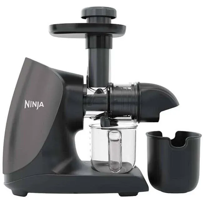 Ninja JC101 Cold Press Pro Compact Powerful Slow Juicer with Total Pulp Control Easy Clean