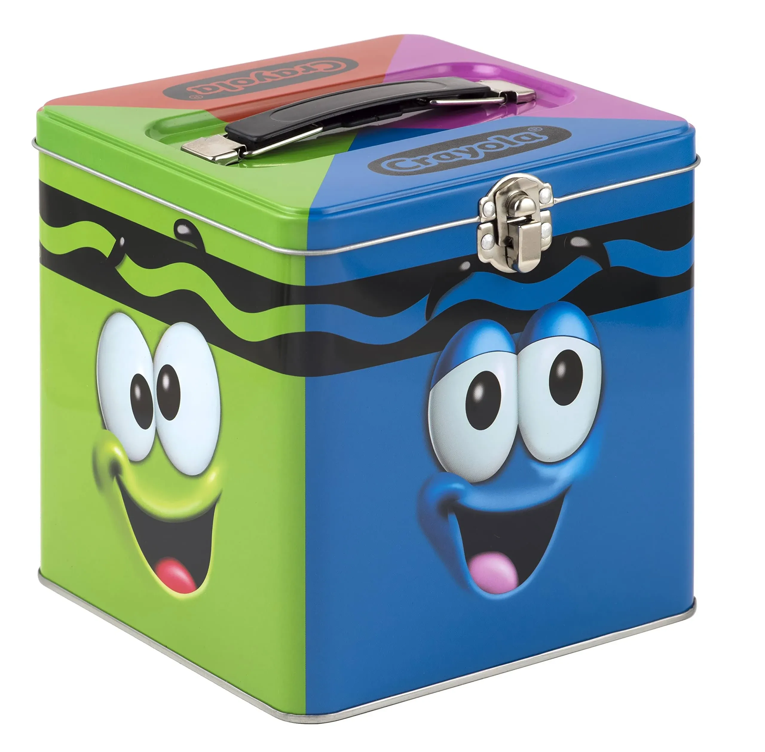 Crayola Stacking Cube Tin Box