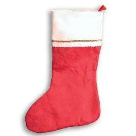 Windy City Novelties Tall 15" Red Felt Christmas Stockings